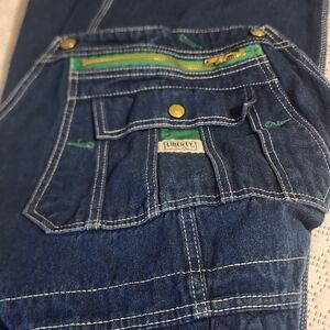 Liberty Denim Jeans with Green Details